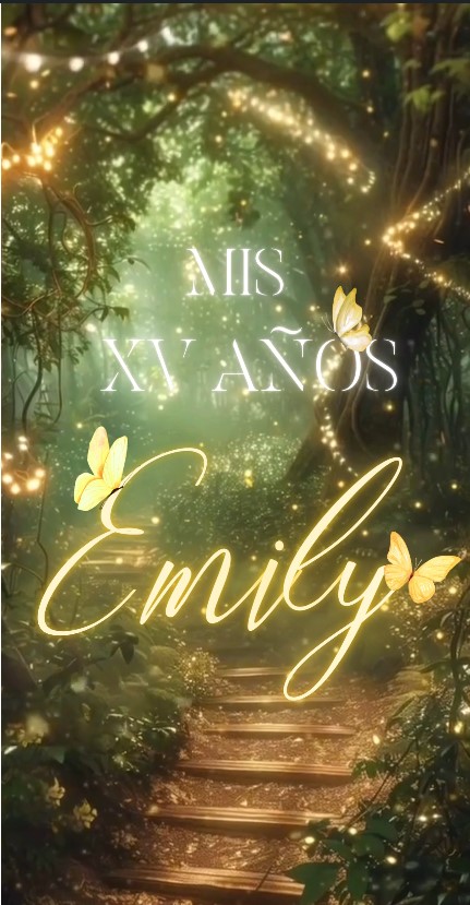Portada de XV años Carmi, diseño 05